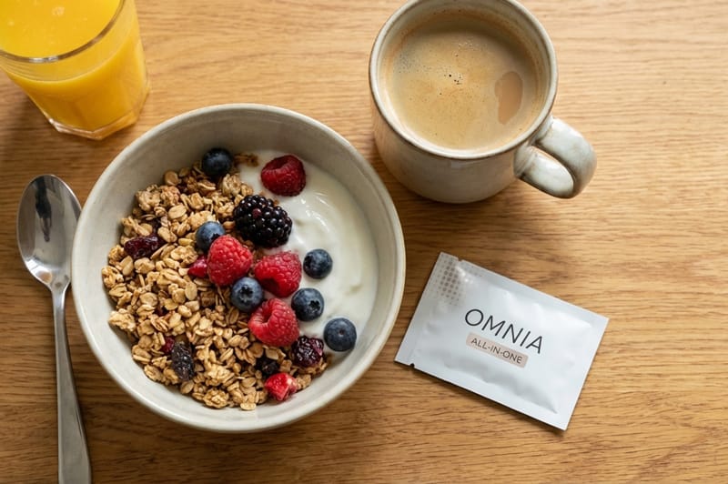 Omnia beim Frühstück
